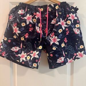 Floral Men's Swim Trunks